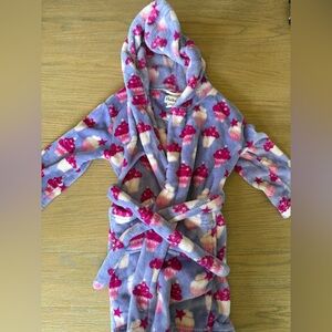 Hatley Cupcake Print Kids Robe - Purple and Pink